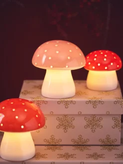 Online Dekorativ Sopp Med LED Julepynt|Dekorasjon