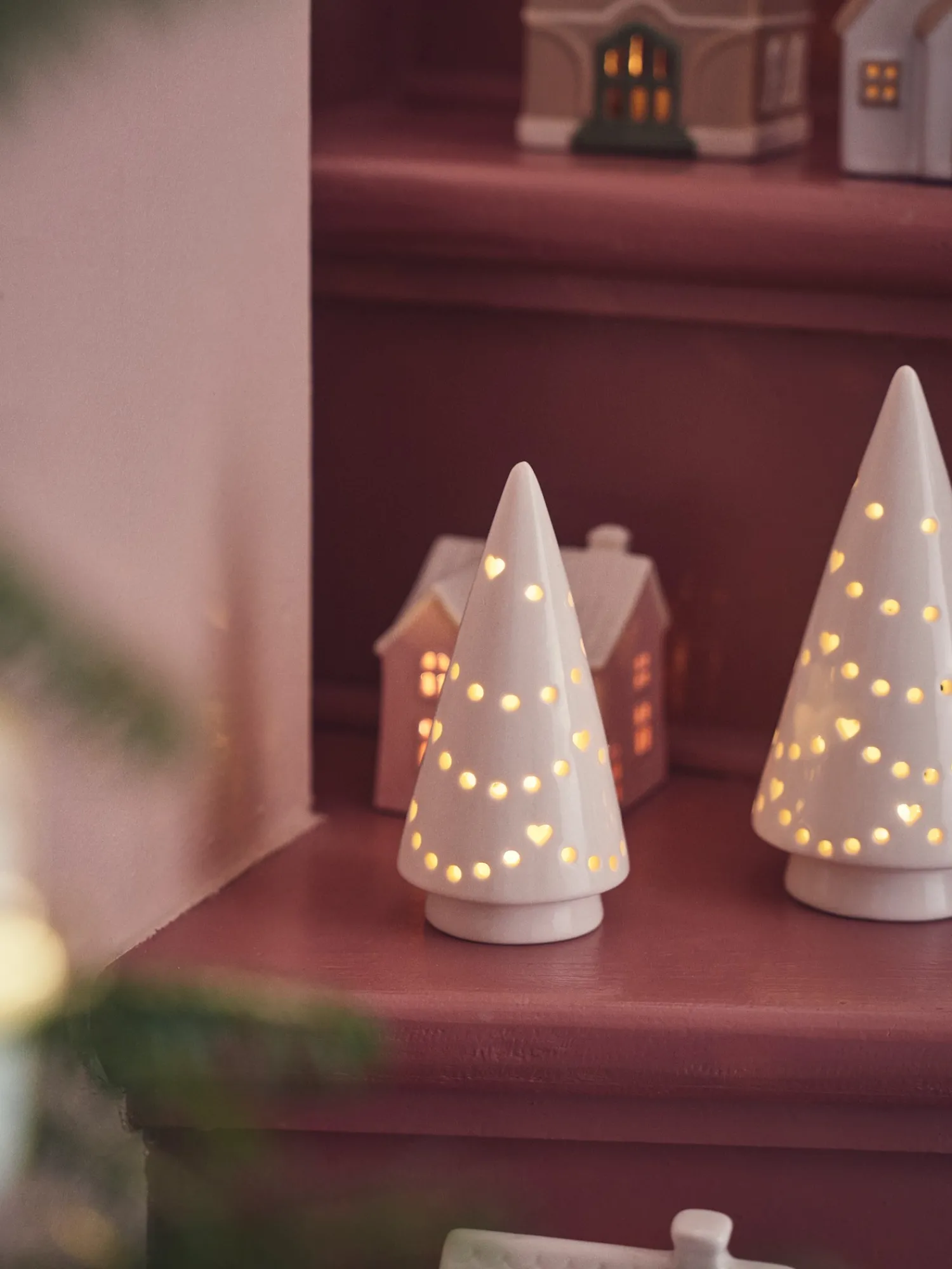 Dekorativt Tre Med LED Julepynt|Dekorasjon