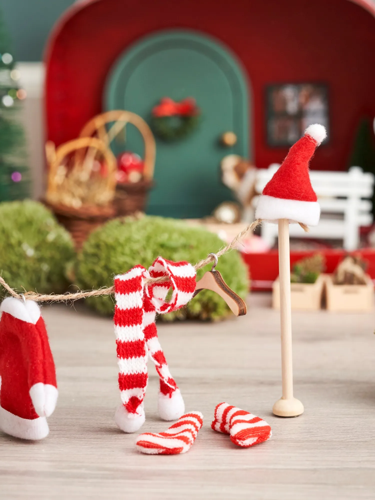 Clearance DIY Miniklærsett Julepynt|Nissedør Og Tilbehør