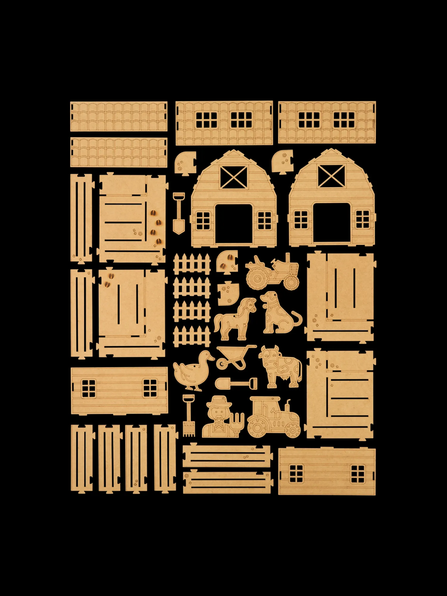 Online DIY-sett Barn Life Treleker