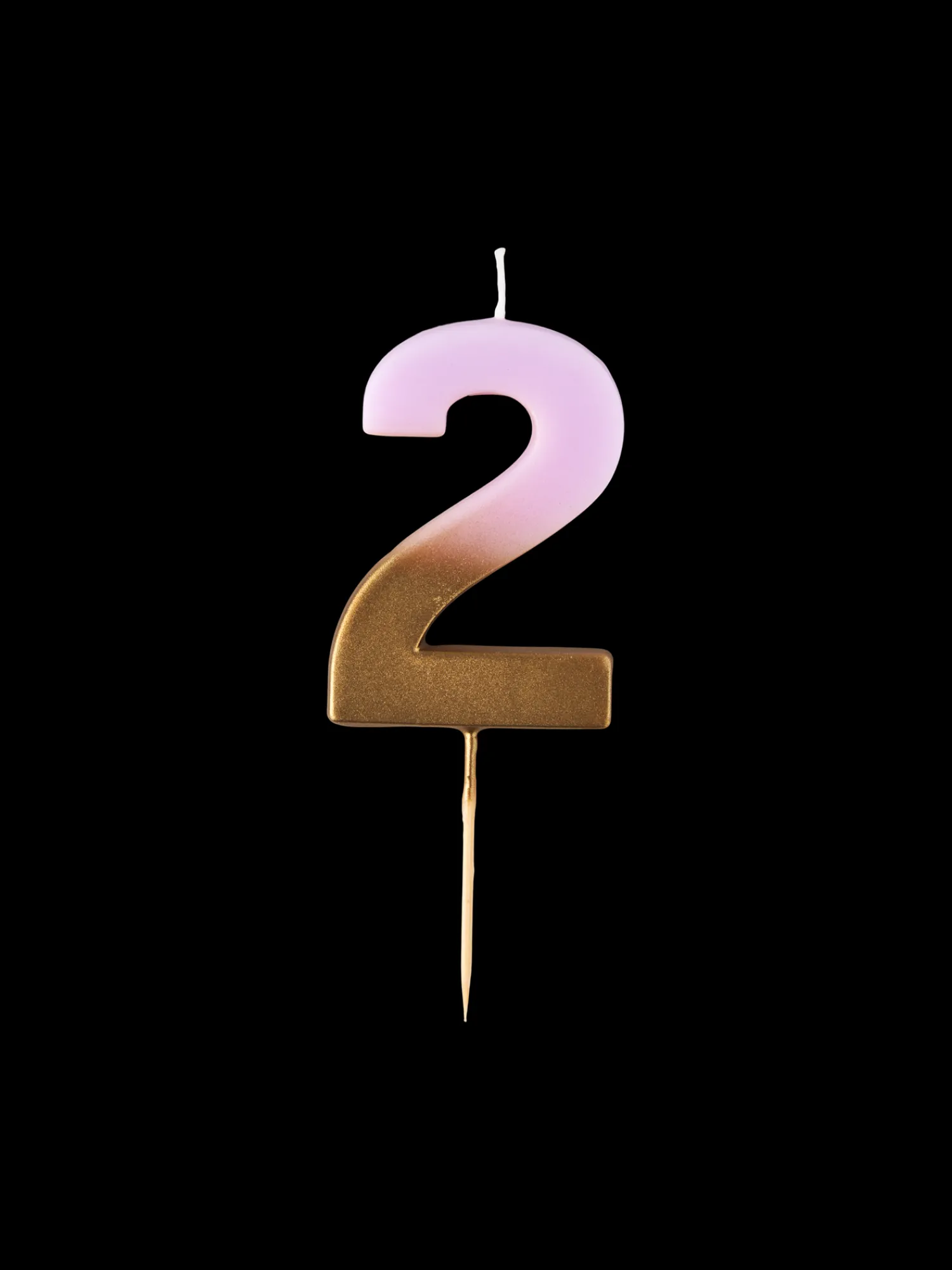 New Fødselsdagslys Med Tall 2 Festpynt