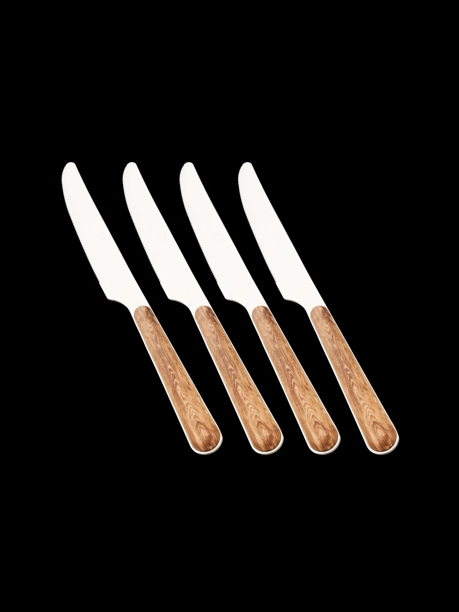 Hot Knivsett Texture Legno Servise