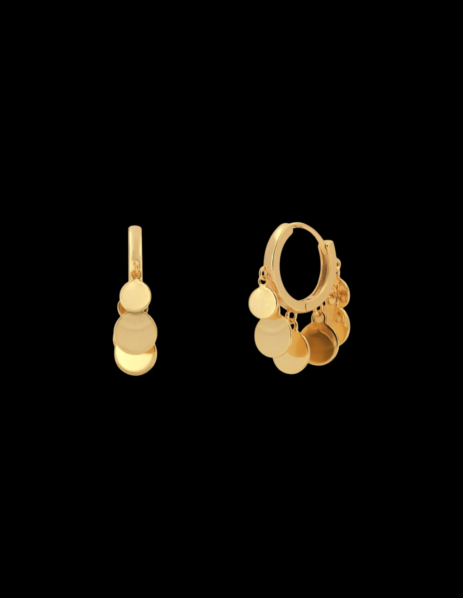 Sale Leaf Hoops Øreringer