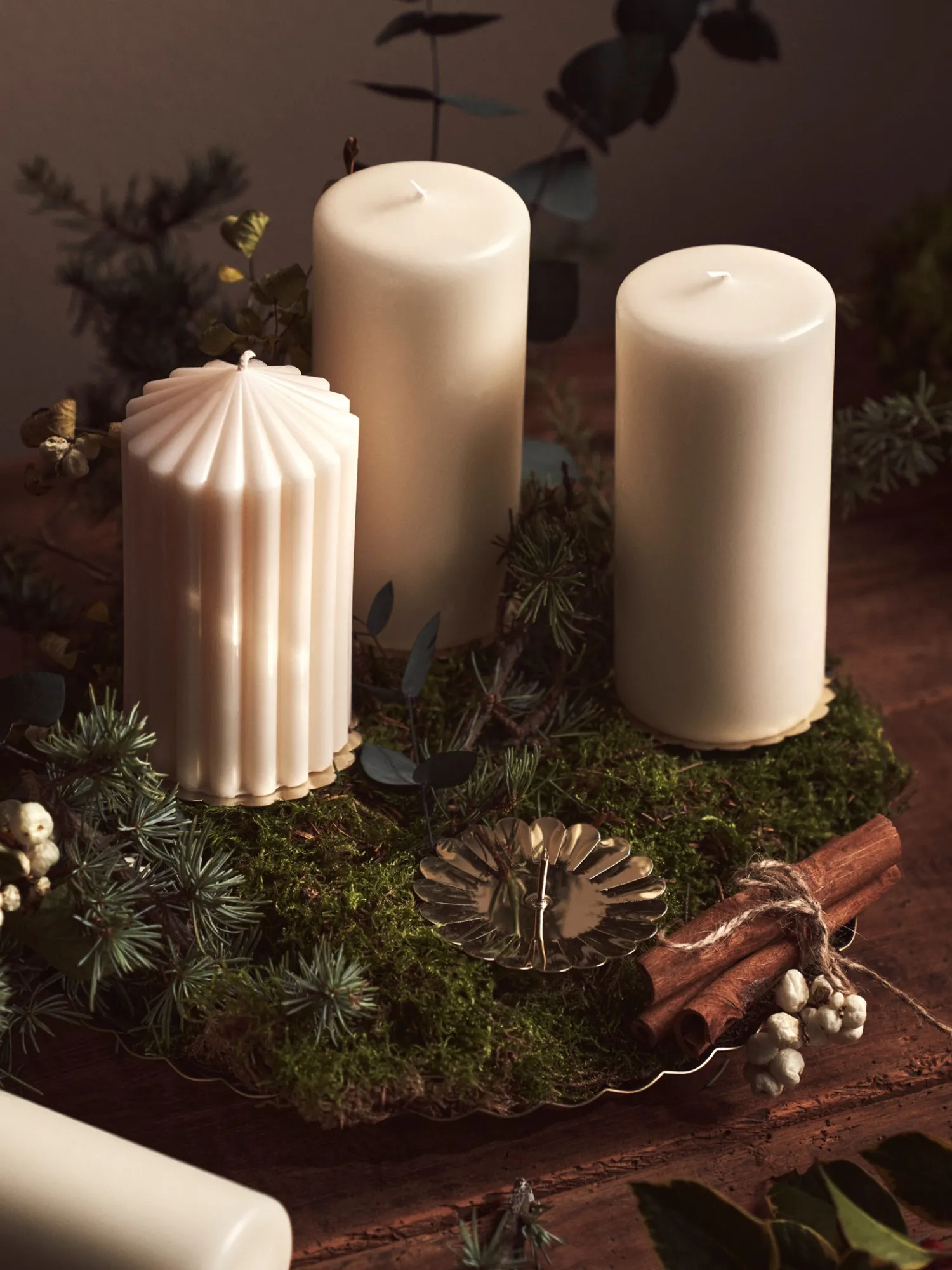 New Lysestaker For Kranser Julepynt|Lysestaker