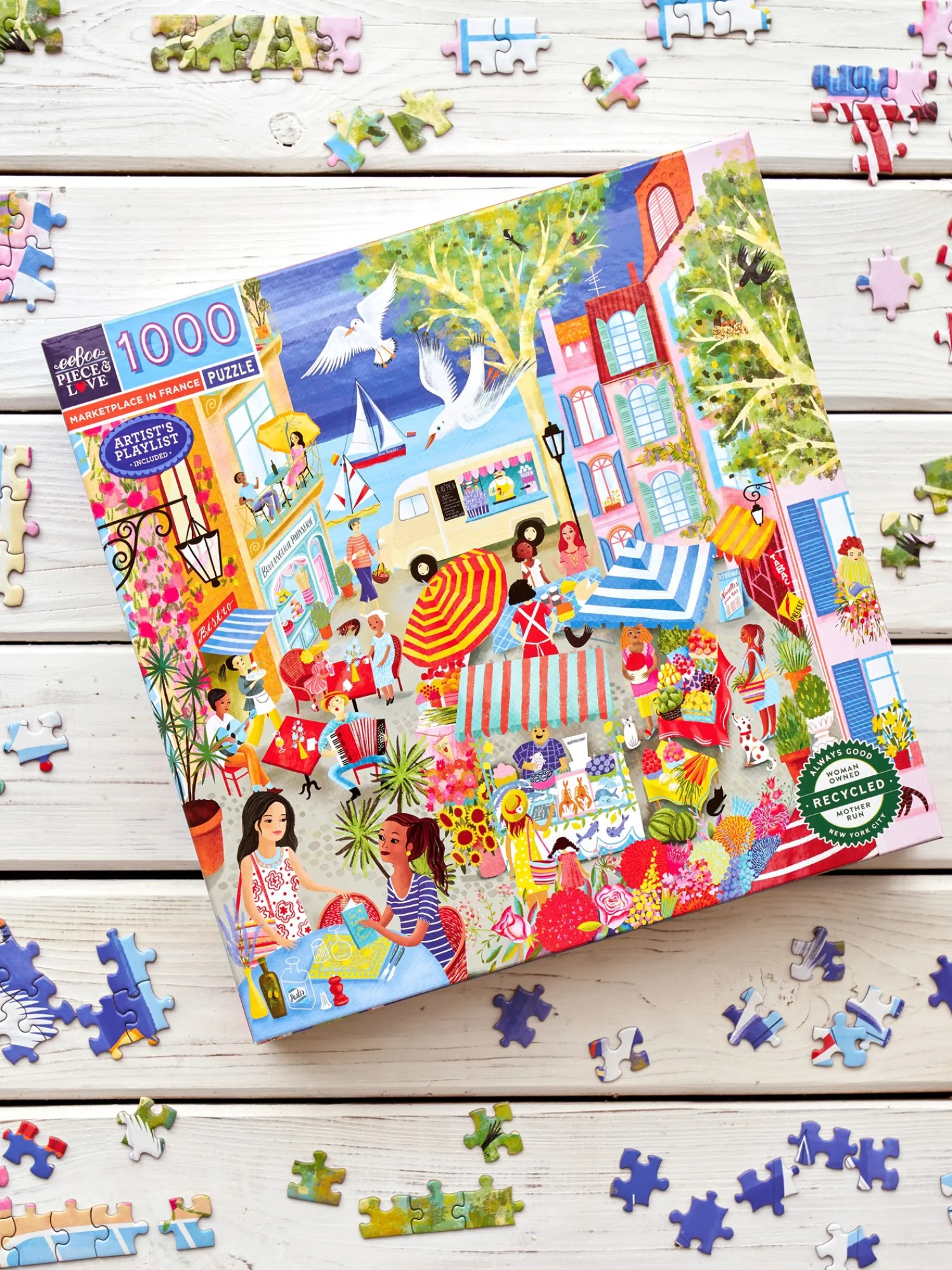 Discount Marketplace In France-puslespill Med 1000 Brikker Puslespill Og Spill