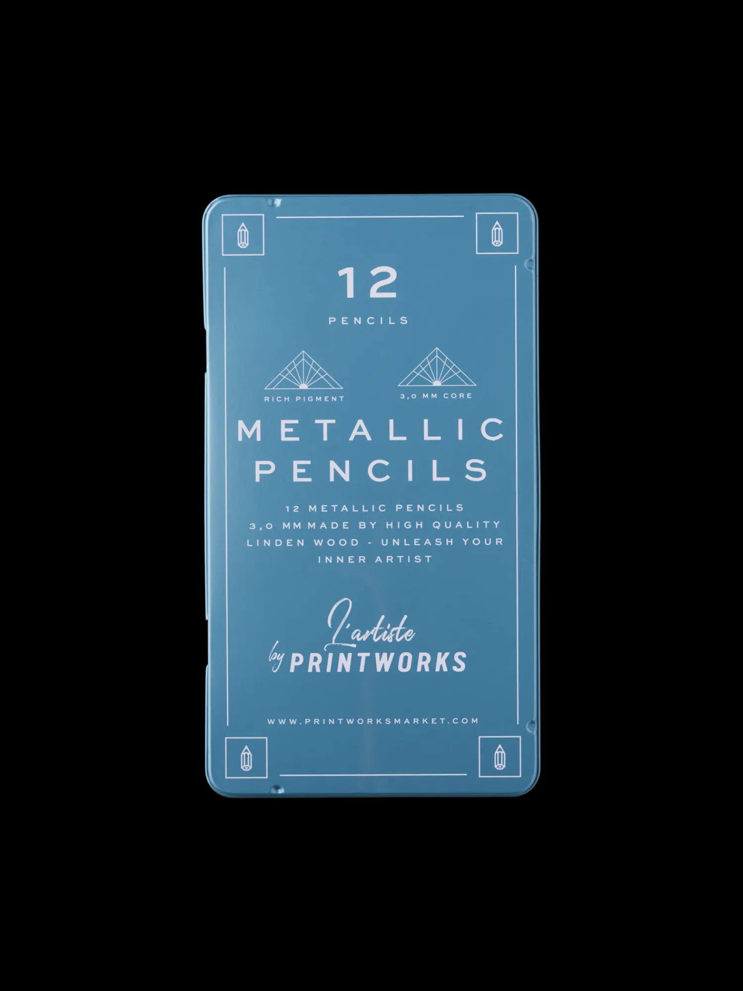 Clearance Metalliske Fargeblyanter Hobbymaling