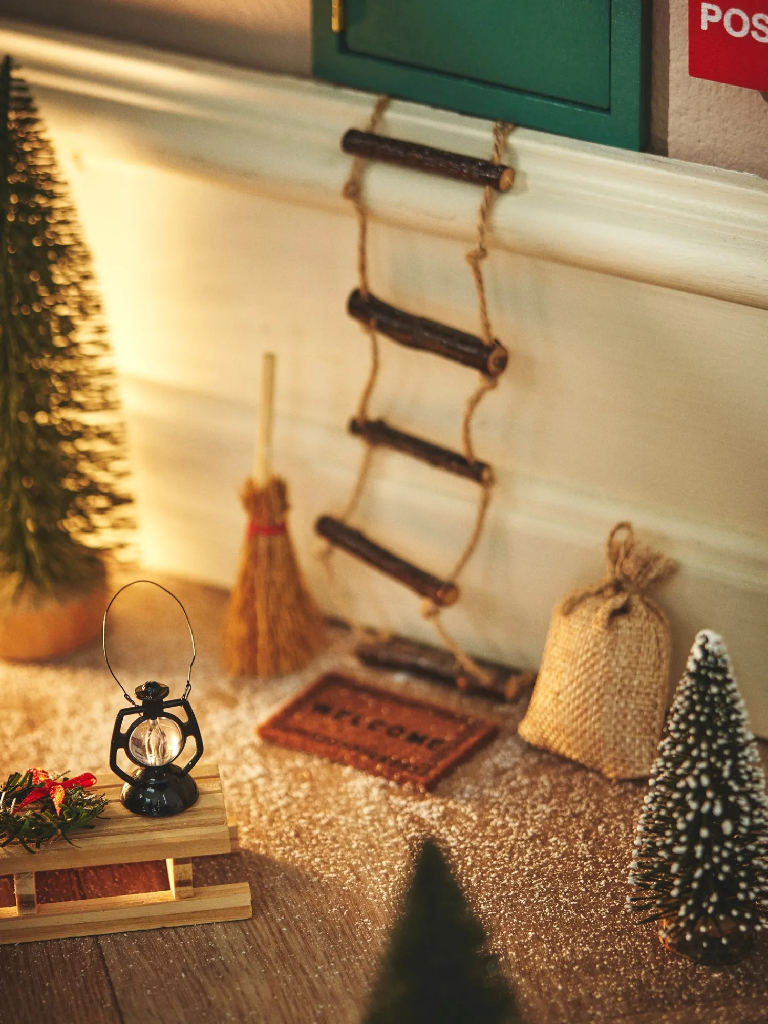Clearance Miniatyrjulesett Julepynt|Nissedør Og Tilbehør