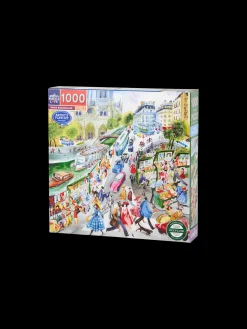Clearance Paris Bookseller-puslespill 1000 Brikker Puslespill Og Spill