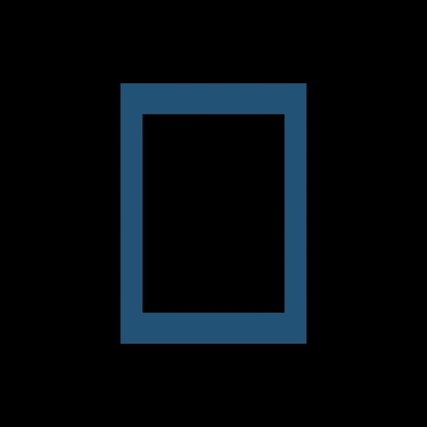 New Passepartout Blue - A3/A4 Rammer Og Plakater
