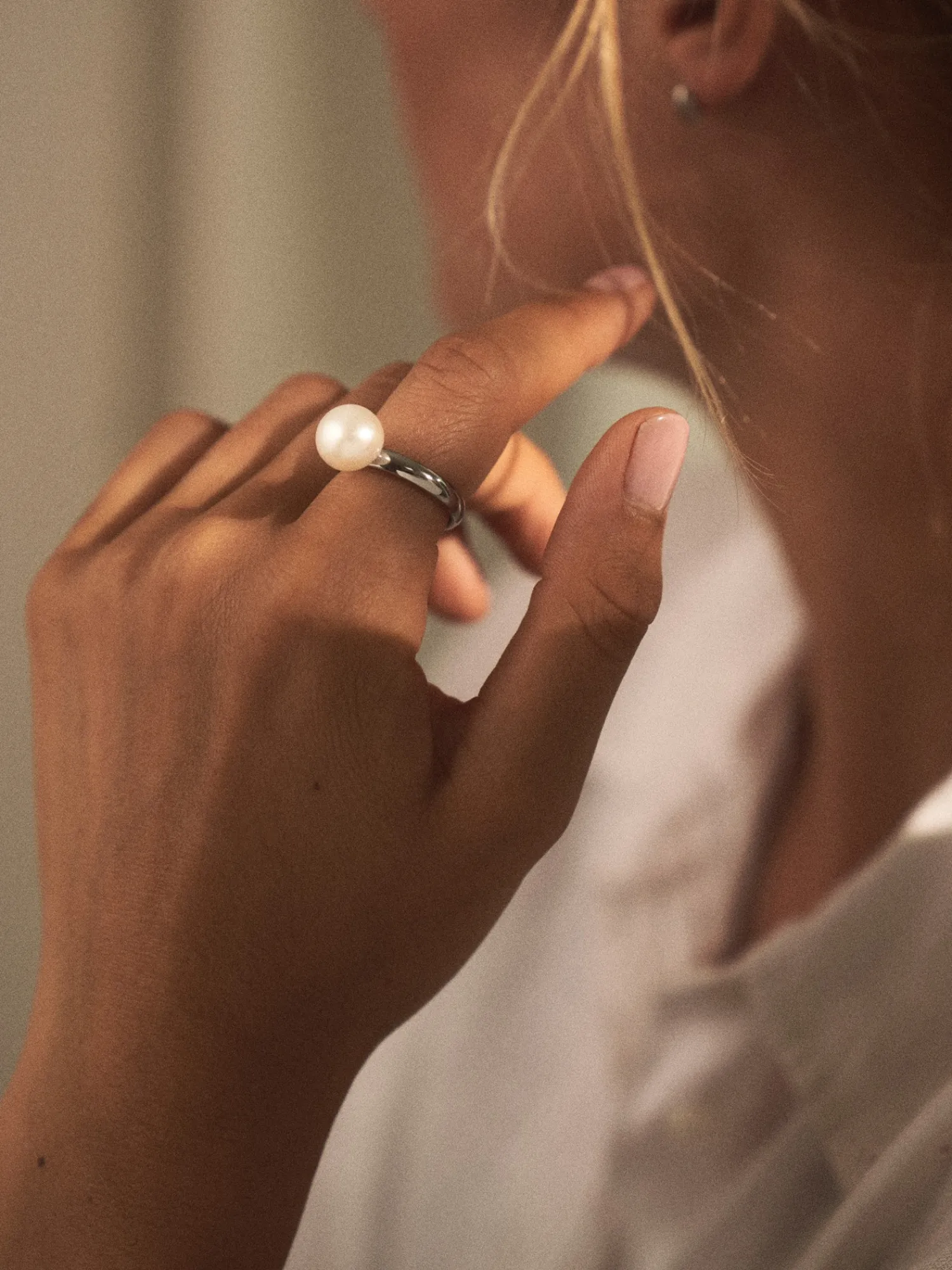 New Pearl Ring M Ringer
