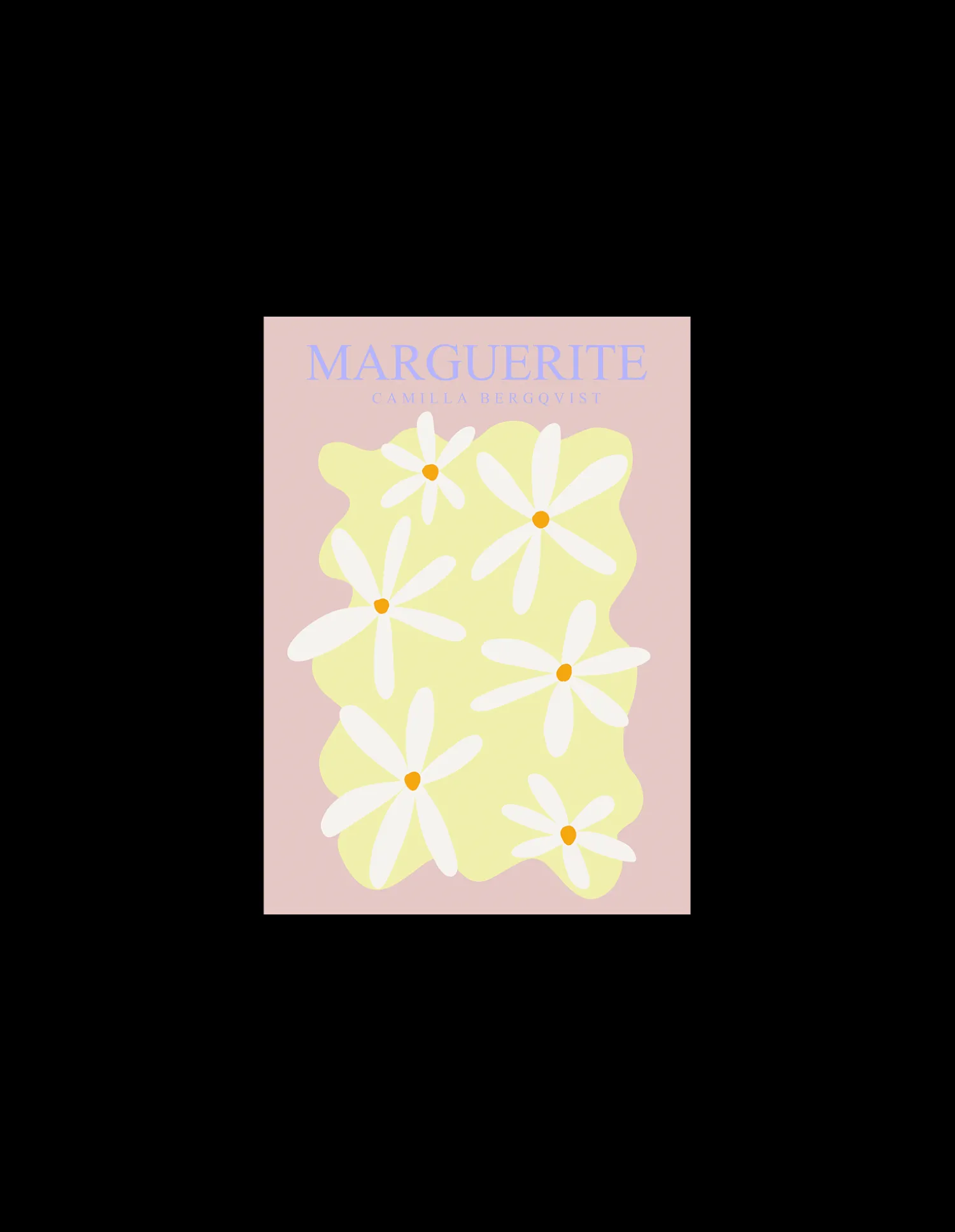Best Plakat Marguerite Rose A4 Rammer Og Plakater
