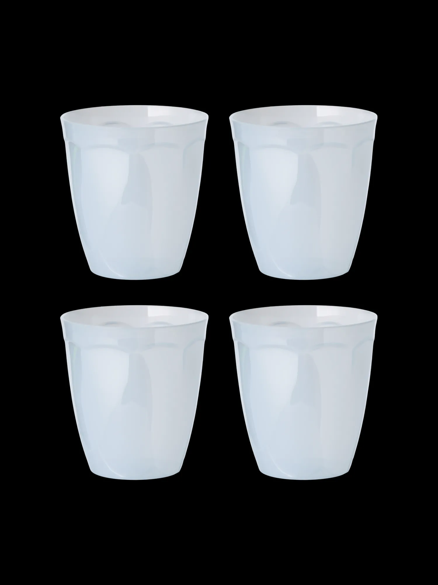 Outlet Plastglass Til Flergangsbruk - 4 Stk BordDekking