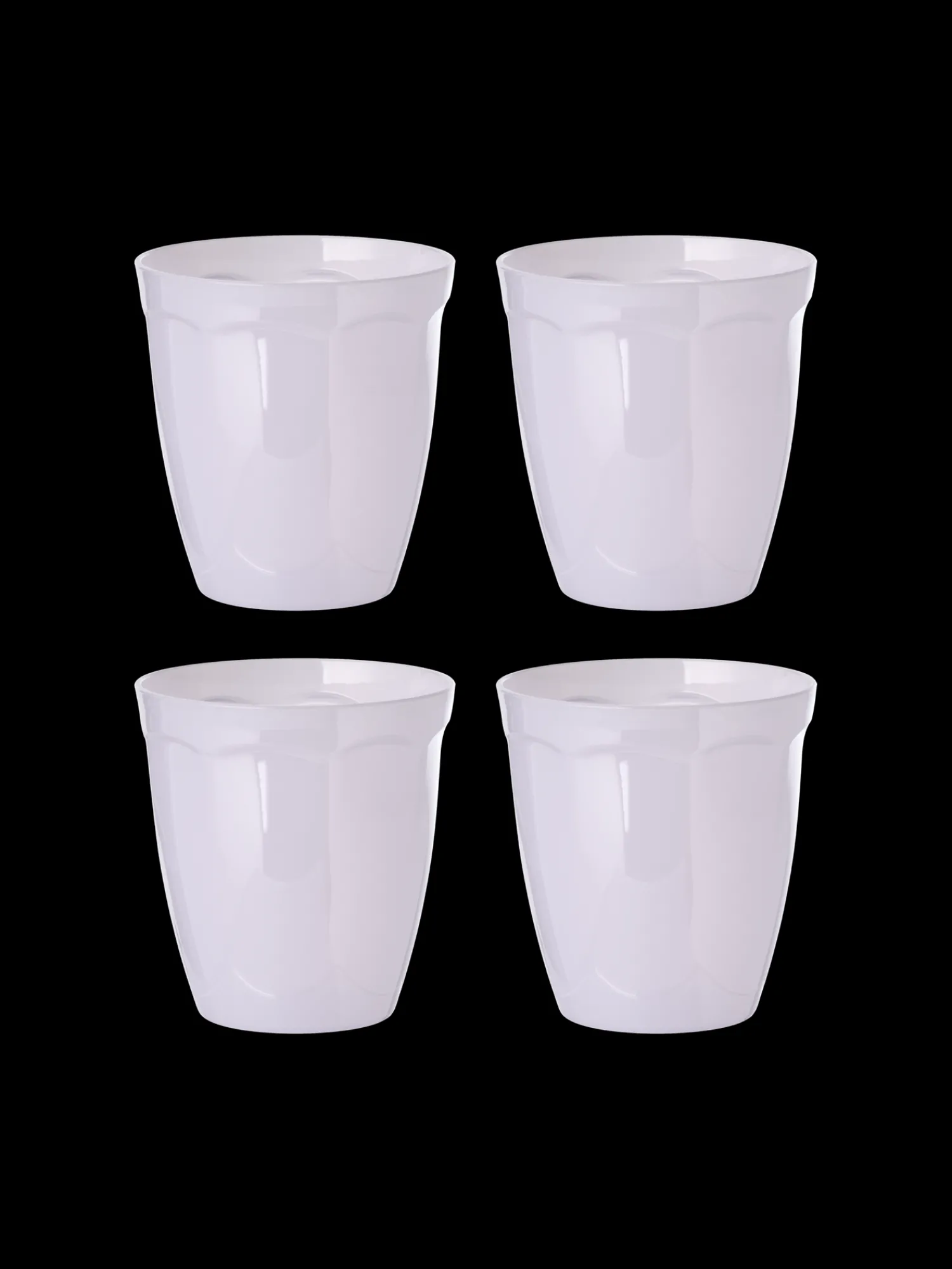 Outlet Plastglass Til Flergangsbruk - 4 Stk BordDekking