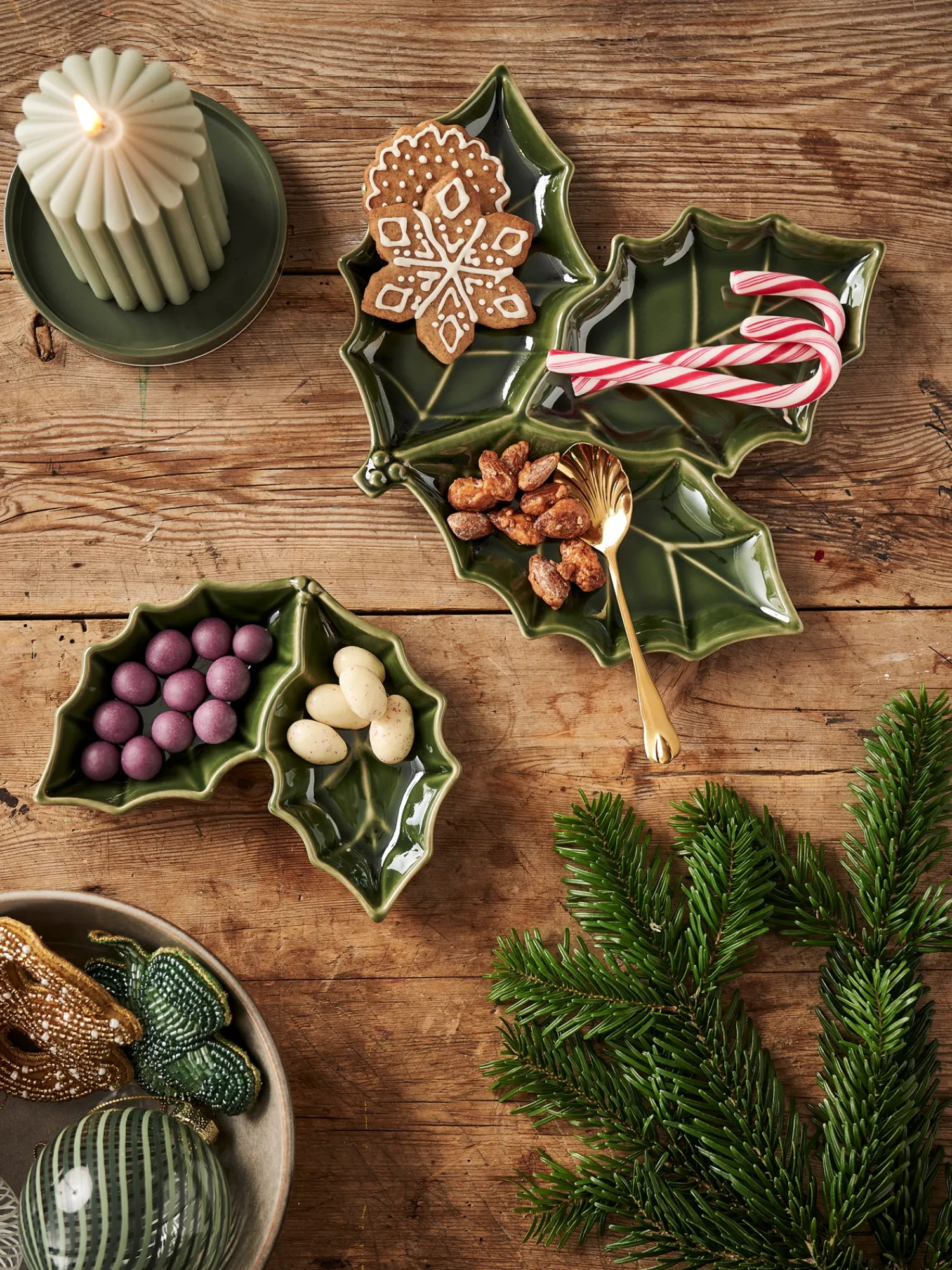 Sale Snackstallerken Julepynt|Servise