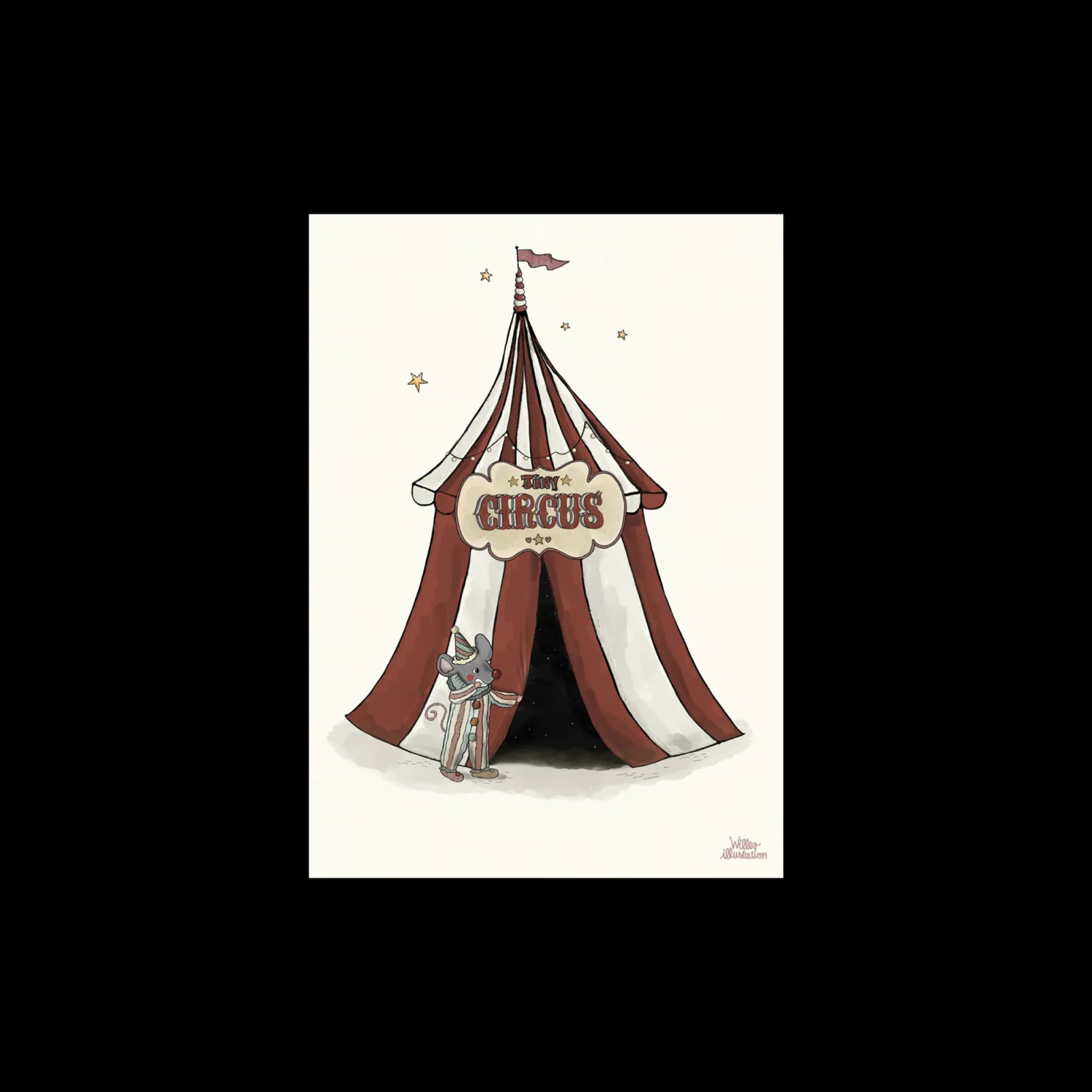 Discount Tiny Circus A3 Interiør Til Barnerom