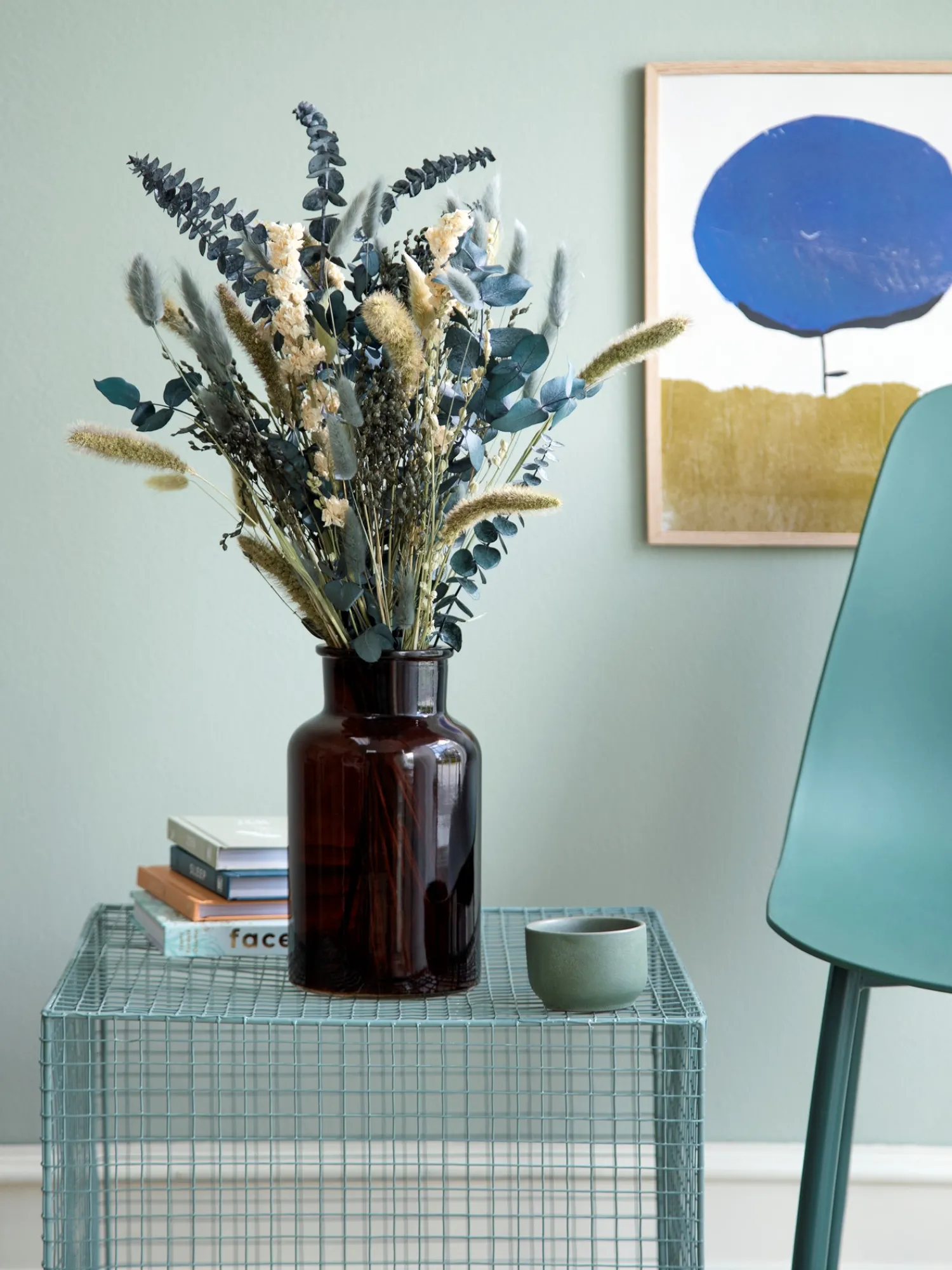 Discount Tørkede Blomster Fiola Medium Dekorasjon