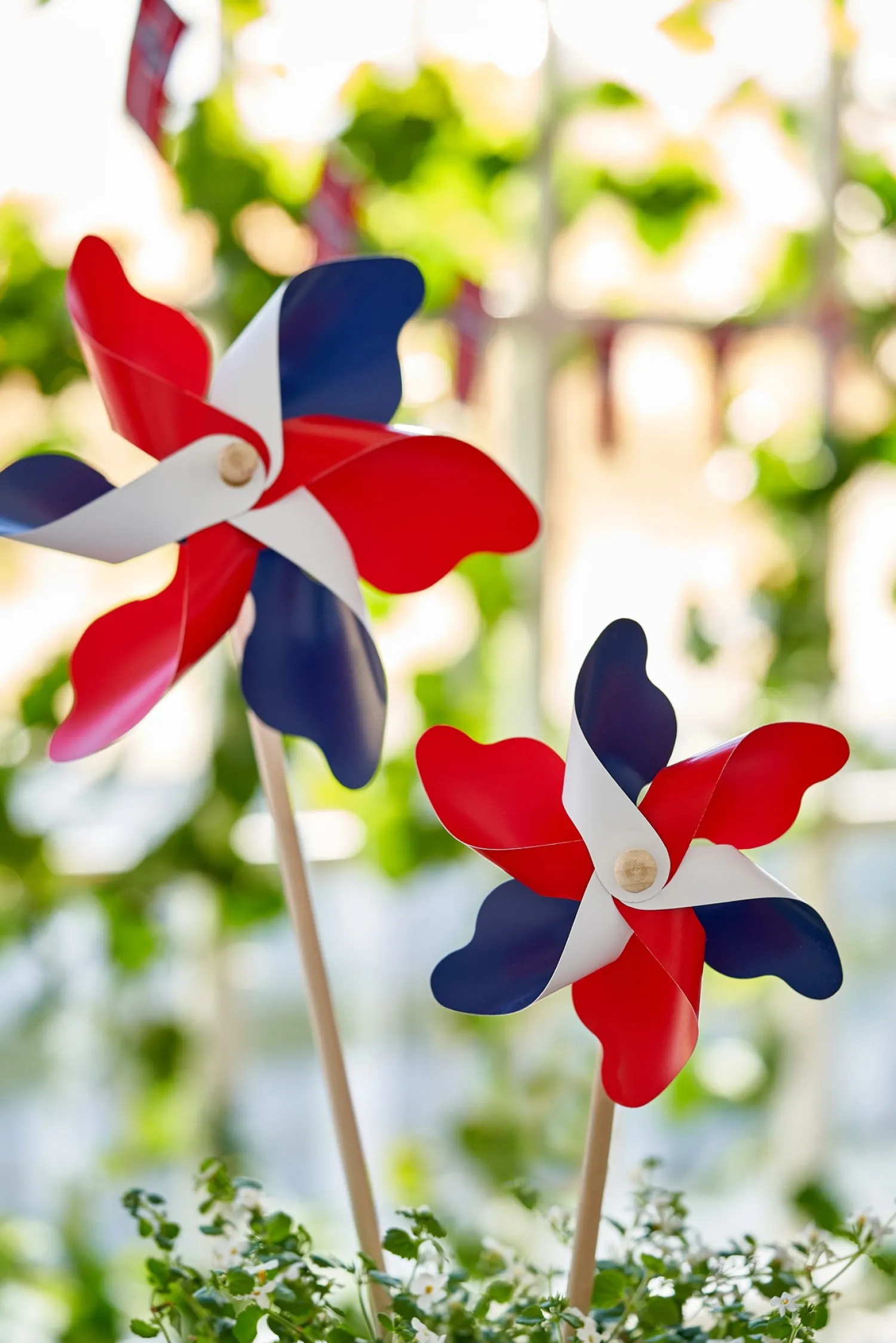 Clearance Vindmølle Med Norsk Flagg Festpynt