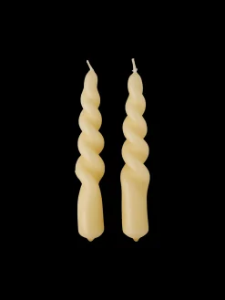 Outlet Vridd Lys 14 Cm – 2 Stk Lys|Koniske Lys